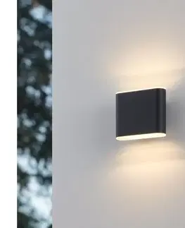 LED osvetlenie Eglo 901025 - LED Vonkajšie nástenné svietidlo GRUTTI 2xLED/2,9W/230V IP65 901025