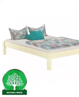 Drevené postele Posteľ Dora 160x200 borovica lak