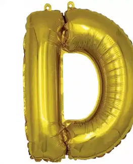 Dekorácie a bytové doplnky Fóliový balón písmeno D My Party 30cm