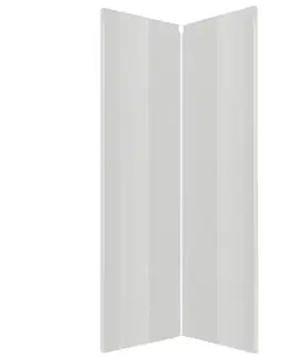 Kuchynské skrinky Čelo skrinky Luxeo F02-G60N2(100) white lak