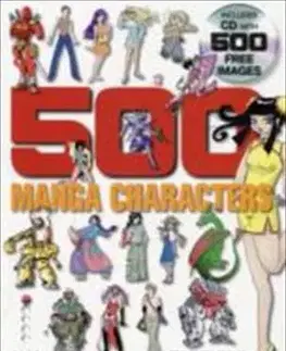 Cudzojazyčná literatúra 500 manga characters (with CD)