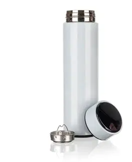 Termosky a termohrnčeky Banquet Termoska múdra TREK BT 470 ml, biela