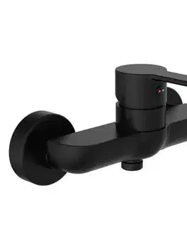 Kúpeľňové batérie Eisl - Vodovodná batérie sprchová nástenná čierna matná DENVER, rozteč 150mm (44406) 44406