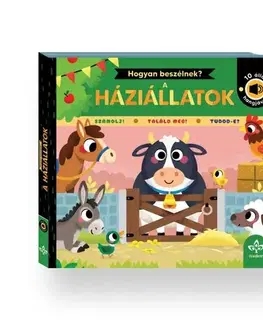 Leporelá, krabičky, puzzle knihy Hogyan beszélnek a háziállatok? – 10 állat hangjával - Amy McHugh,Rebecca Weerasekera