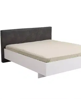 Dvojlôžkové postele Posteľ  Ksanti 160 Biela 11008503