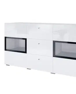 Komody do spálne Komoda Baros 26  2d3s Biela