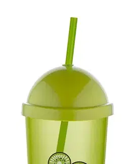 Kelímky, poháriky MAKRO - Pohár 700ml so slamkou Kivi