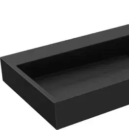 Umývadlá MEXEN - Ava umývadlo na dosku liaty mramor 1/O 120 x 46, čierna 23011271