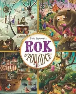 Leporelá, krabičky, puzzle knihy Rok v pohádce - Maciej Szymanowicz