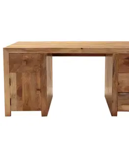 Písacie a pracovné stoly Písací stôl Hina 160x76x80 z mangového dreva