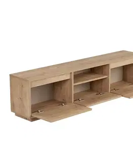 TV stolíky ANTIC TV stolík s dvierkami, dub Sapphire