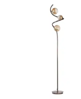 Lampy ONLI - Stojacia lampa FRIDA 3xG9/10W/230V medená 5104/PT