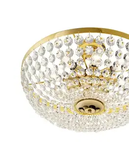 Svietidlá Kolarz 960.18K.3 - Krištáľový luster na tyči VALERIE 8xE14/40W/230V 24K zlato 960.18K.3