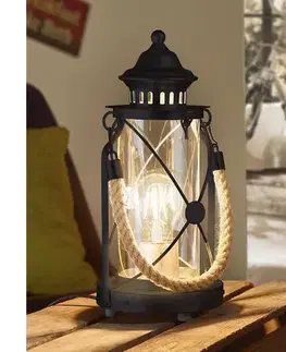 Lampy Eglo 49283 - Stolná lampa BRADFORD 1xE27/60W/230V 49283