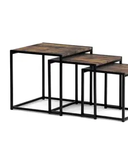 Sady stolíkov Set 3 ks odkladacích stolíkov AF-3003 Autronic