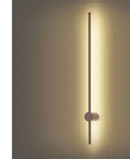 LED osvetlenie BRILAGI - LED vonkajšie nástenné svietidlo AURA LED/20W/230V 3000K IP54 97 cm hnedé CRI 90 BRI817
