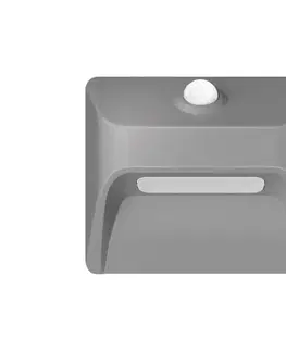 Svietidlá  08309L - LED nabíjateľné schodové svietidlo so senzorom STEP LIGHT 0,3W/3,7V 2200 mAh IP53 sivá 08309L