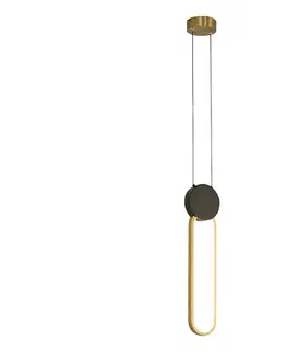 Svietidlá Zam 23100 - LED Stmievateľný luster na lanku LED/13W/230V 3000K zlatá 23100