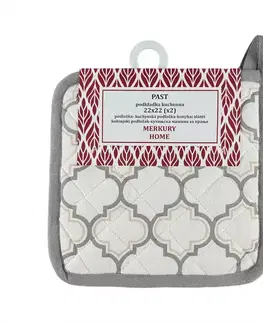 Bytový textil Kuchynská chňapka PAST svetlosivá