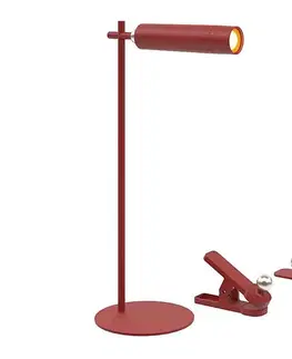 Lampy  LED Stmievateľná magnetická stolná lampa LED/3W/5V 4000K 1500 mAh červená 23043