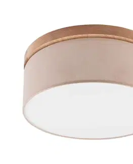 Svietidlá BRILAGI - LED Stropné svietidlo BELLADONNA 2xE27/15W/230V pr. 40 cm béžová/dub 0511