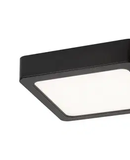 Svietidlá Rabalux 71201 - LED Stropné svietidlo SHAUN LED/7W/230V 12x12 cm čierna 71201