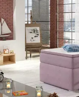 Postele ArtElta Čalúnená jednolôžková posteľ ROCCO | pravá 90 x 200 cm Farba: Sawana 05