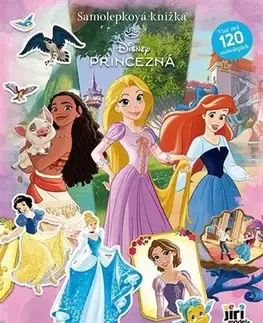Nalepovačky, vystrihovačky, skladačky Samolepková knižka - Disney Princezné
