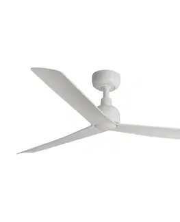 Ventilátory FARO Barcelona FARO 34274 - Stropný látor MARINE M biela IP44 + diaľkové ovládanie 34274