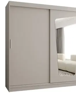 Šatníkové skrine Skriňa Moka 200 kašmír