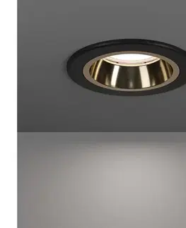 Svietidlá Eglo 902296 - LED stmievateľné kúpeľňové podhľadové svietidlo YEBRA LED/4,8W/230V IP44 čierne 902296