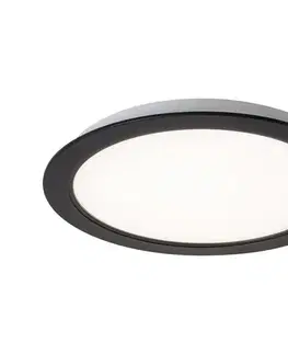 Svietidlá Rabalux 71243 - LED Podhľadové svietidlo SHAUN LED/18W/230V pr. 22 cm čierna 71243