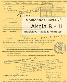Slovenské a české dejiny Akcia B II - Marianna Oravcová