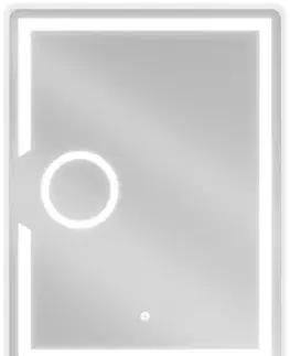 Kúpeľňové zrkadlá MEXEN - Onyx zrkadlo s osvetlením s kozmetickým zrkadlom 60 x 80, LED 600 9813-060-080-611-00