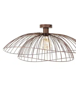 Stropné osvetlenie Dizajnové stropné svietidlo bronzové 45 cm - Pua