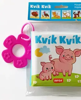 Knižky do vane Koupací knížka / Kúpacia knížka - Kvík Kvík