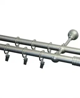 Garniže a kolajničky Garniž II Stylus Fi 19 240 cm Mati