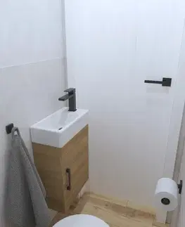 Umývadlá Umývadlo SAT Brevis 40,5x20,5 cm otvor pre batériu vpravo SATBRE4020SR SATBRE4020SR