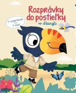 Leporelá, krabičky, puzzle knihy Rozprávky do postieľky V džungli