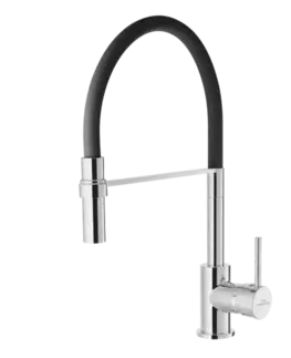 Kuchynské drezy INVENA INVENA - Drezová batéria CHAMELEON, čierna BZ-29-L04-C