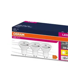 Žiarovky SADA 3x LED Žiarovka PAR16 GU10/2,8W/230V 2700K 120° - Osram 4058075497405