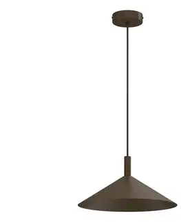 Svietidlá  Luster na lanku ANEGA 1xGX53/15W/230V priemer 30 cm hnedý 8182A