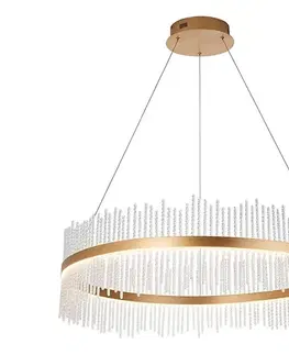 Svietidlá Endon 107672 - LED stmievateľný luster na lane ADRIEL LED/83W/230V 3000K zlatá 107672