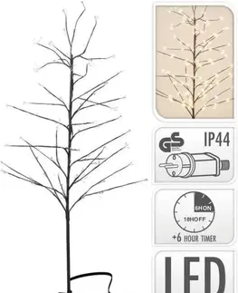 Vianočné osvetlenie Kinekus Svetlo vianočné STROM 360LED, 150 cm, s časovačom, hnedý