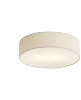 Stropné osvetlenie Moderné stropné svietidlo biele so zamatovým tienidlom 38 cm 2-Lights - Luz