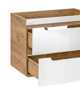 Skrinky s umývadlom ArtCom Kúpeľňová skrinka s umývadlom ARUBA White U60/1 | 60 cm