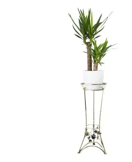 Stojany na kvetiny HowHomely Stojan na kvety 72x28 cm zlatá 10-0931-cz-z