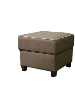 Taburetky KONDELA Milo taburetka hnedá