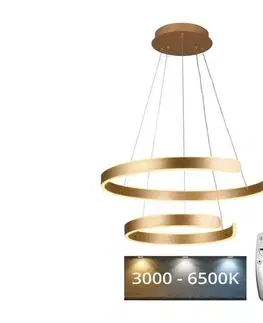 Svietidlá  LED Stmievateľný luster na lanku LED/120W/230V 3000-6500K + diaľkové ovládanie J4328/G