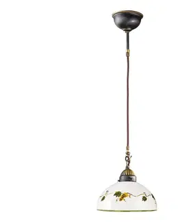 Svietidlá Kolarz 731.30.137 - Luster na lanku NONNA 1xE27/75W/230V pr. 30 cm víno 731.30.137
